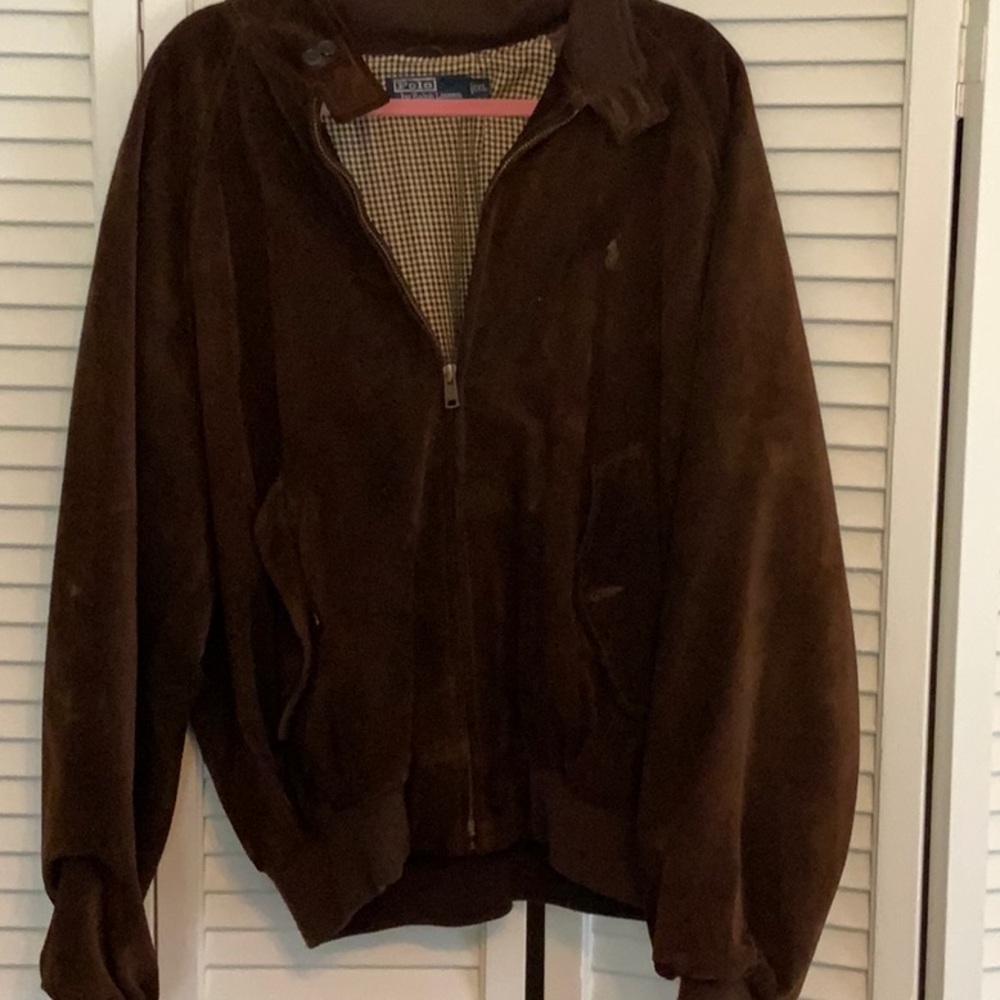 Polo Ralph Lauren Suede Vintage Bomber Jacket XL